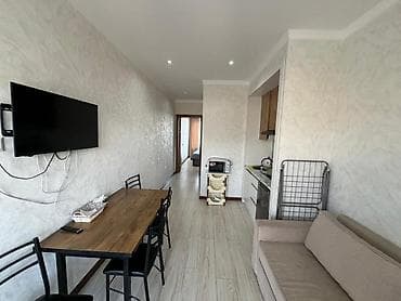 Кыймылсыз мүлк: 1 бөлмө, Душ кабинасы, Жаздык, жууркан-төшөк каптары, Унаа токтотуучу жай — 5