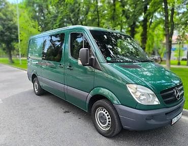 cd 70: Mercedes-Benz Sprinter (длинная база), зелёный фургон/микроавтобус — 3