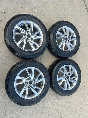 Колеса в сборе 205 / 65 / R 16, Лето, Комплект, Литые, отверстий - 5 at lalafo.kg Колеса в сборе 205 / 65 / R 16, Лето, Комплект, Литые, отверстий - 5