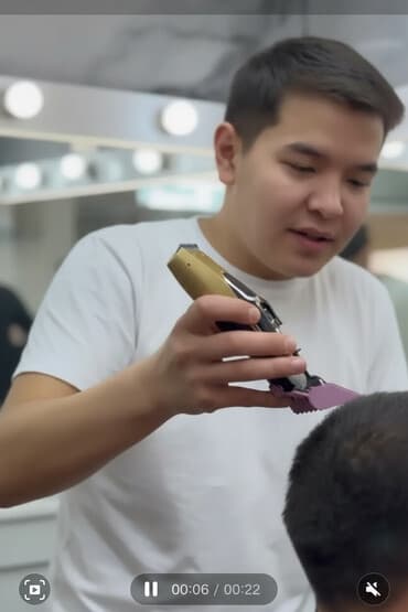 работа на маникюр: Парикмахер Мужские стрижки. Процент. Ошский рынок / базар — 3