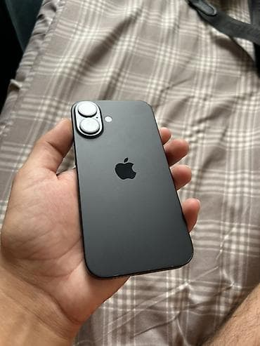 IPhone 16, Б/у, 128 ГБ, Черный