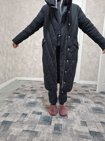 продаю в связи с переездом: Пуховик, Узун модель, Кабып тигилген, M — 1