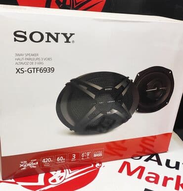 компонентная акустика: Sony xs-gtf6939. Овальные динамики. Оригинальные динамики сони — 4