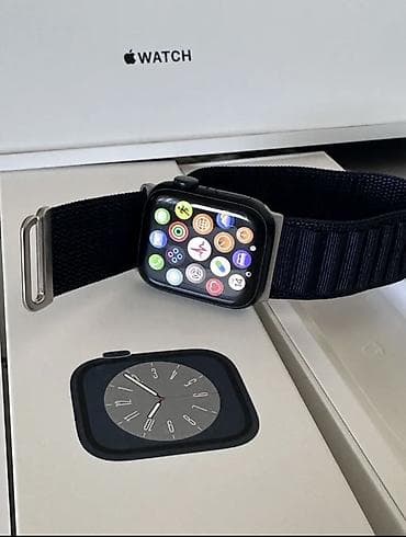 Apple Watch: Apple Watch Сериус 8 в комплекте с фирменной упаковкой. АКБ-87 он — 2