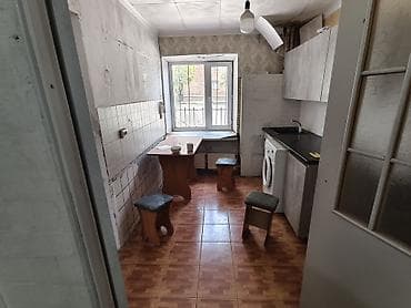 снимем квартиру: 3 комнаты, 40 м², ул. Ахунбаева / Малдыбаева 1 этаж, Косметический ремонт — 5