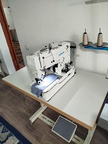 Оборудование для швейных цехов: Промышленная петельная швейная машина JACK (автомат для выполнения — 3
