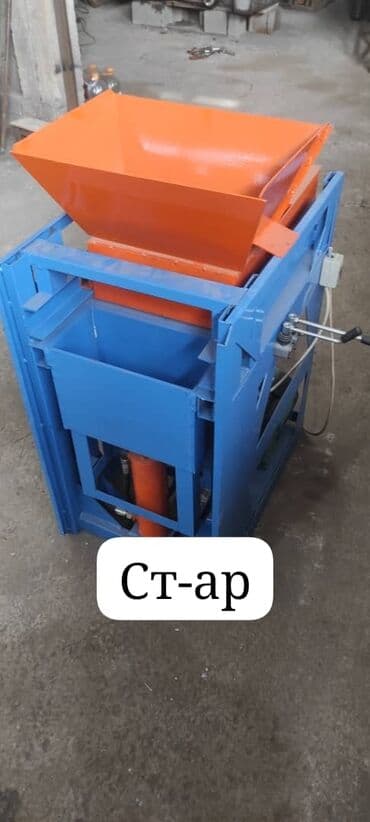 купить бу оборудование для производства полистиролбетона: Кирпич станок төө 🐫 кирип полуавтомат размер блок 15 можно любой — 1