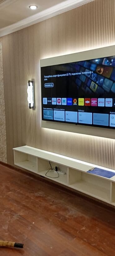 прихожку мебель: Гарнитур для зала, Тумба под ТВ, цвет - Серый — 4