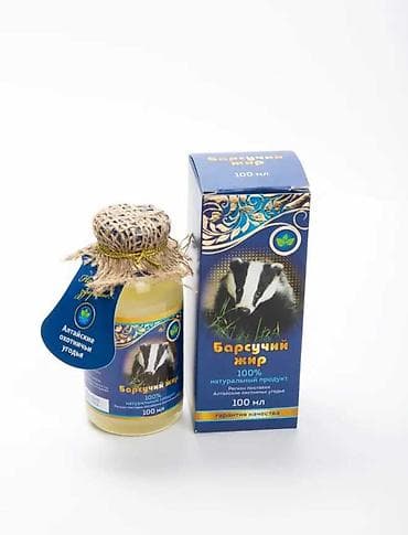 кора осины: Барсучий жир, 100% натуральный продукт. Объем: 100 мл. Особенности — 1
