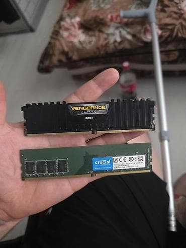 Комплектующие для ПК: Оперативная память DDR4 — два модуля 1) Corsair Vengeance LPX - — 3