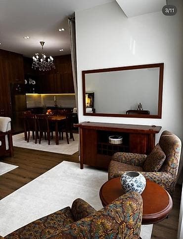 discovery studio: 3 комнаты, 104 м², Асанбай мкр Элитка, 4 этаж, Дизайнерский ремонт — 9