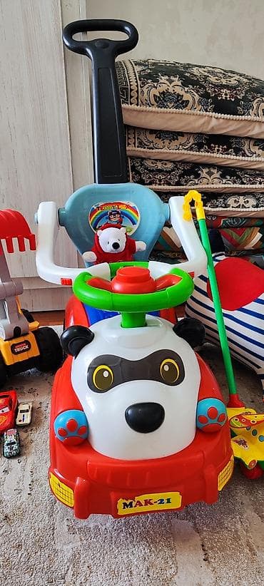 умные игрушки для детей: Игрушки бу Состав: - Каталка-машинка Макс-21 в виде панды с рулём — 3