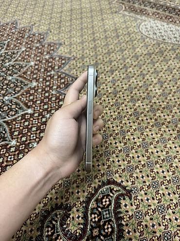 aifon 14 pro: IPhone 15 Pro, White Titanium, 80 % — 4