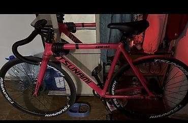 замки на велик: Шоссейный велосипед, Tsunami, Рама L (172 - 185 см), Б/у — 2