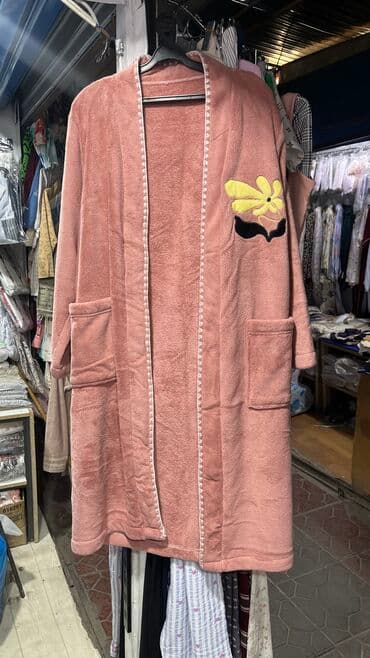 домашние халаты больших размеров: Банные халаты Теплый халат Вафельный халат Махровый халат Халат после — 4