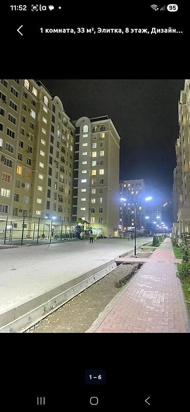 1 комната, 33 м², Элитка, 8 этаж, Евроремонт at lalafo.kg 1 комната, 33 м², Элитка, 8 этаж, Евроремонт