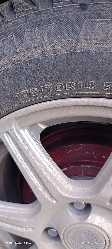Колеса в сборе 175 / 70 / R 14, Зима, Б/у, Комплект, Легковые, Литые, отверстий - 4