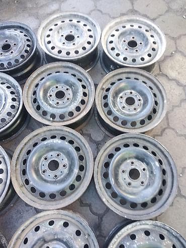 Диски: Железные Диски R 15 Комплект, отверстий - 5, Б/у — 1