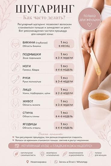 женская брюки: Шугаринг, С выездом на дом — 4