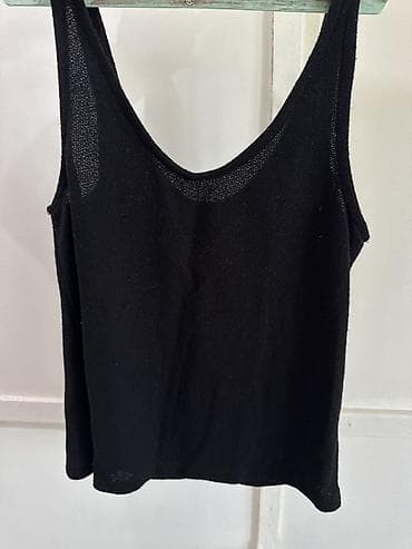 second hand: Майка, Трикотаж, Бретельки широкие — 1