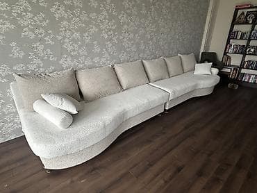 безкаркасный диван: Модульный диван, Б/у — 3