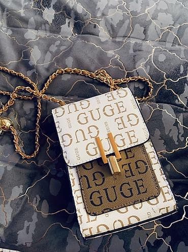 Сумкалар: Сумка-кроссбоди с цепочкой - Компактная вертикальная форма, подходит — 2