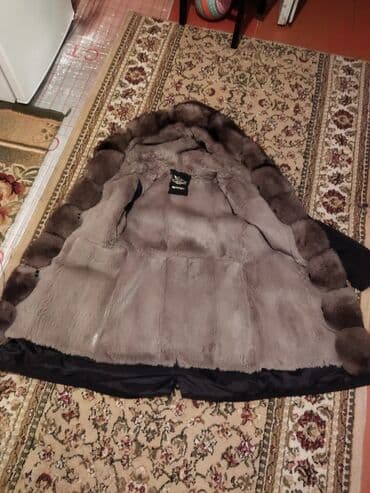 брендовые кошельки: Парка с мехом - Длина до середины бедра, цвет верха — тёмный — 3