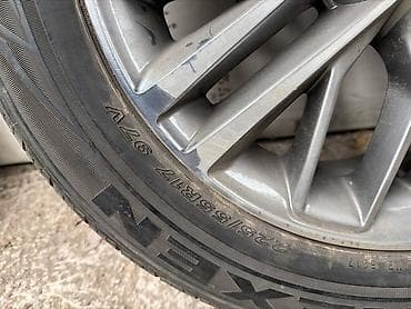 Транспорт: Колесо летнее Nexen + литой диск - Размер шины: 225/55 R17 - Тип — 6