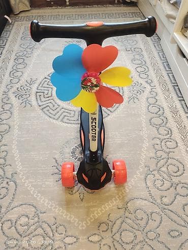 ребенка: Детский самокат, Трёхколёсный — 3