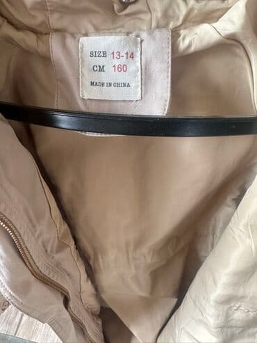 плащи от дождя: Модный детский осенний тренч на девочку 8-10 лет. свет: бежевый — 3