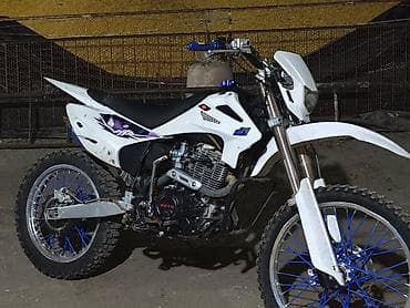 пидбайк эндуро: Эндуро-мотоцикл (кроссовый класс), белый пластик с фиолетовыми — 4