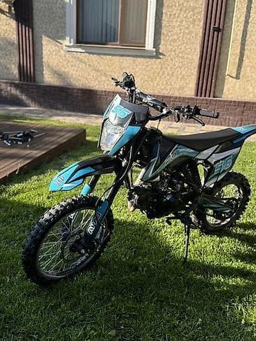 70 сом: Питбайк AQAQ/APAQ 56 (дизайн синего/чёрного цвета) — кроссовый — 7