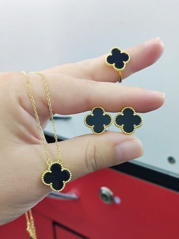 свадебные наборы ручной: Ванклиф Дизайн Италия Серебро с напылением жёлтое золото 925 пробы — 1