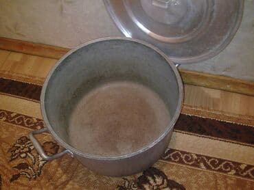 маленький чайник: Кастрюля 20л Метал как у казанов, толстостенная, Район Юг-2 — 2