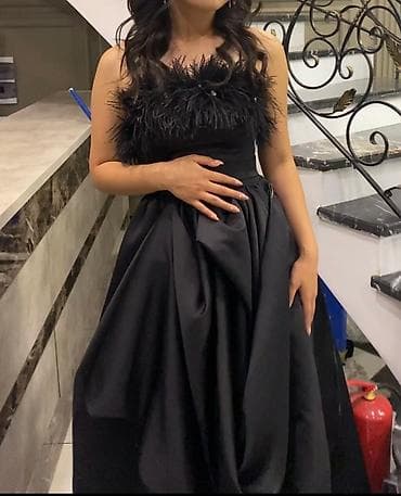 плаья: Вечернее платье, Пышное, Длинная модель, Без рукавов, M, L — 10