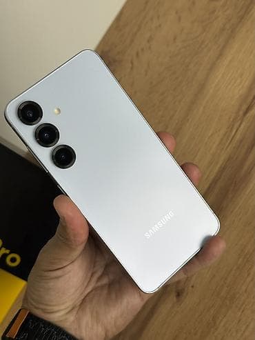 Samsung Galaxy S25, Б/у, 512 ГБ, цвет - Синий, 1 SIM, eSIM