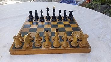 Спорт жана эс алуу: Шахматы деревянные советские. состояние хорошее все фигурки родные — 5