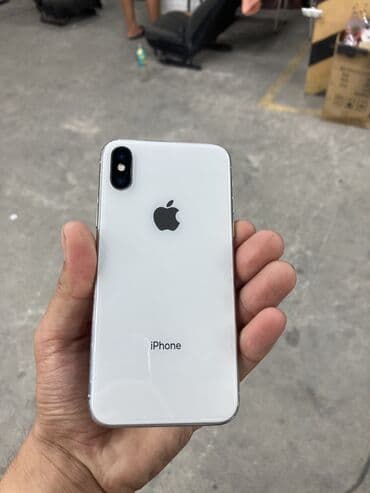 айфон xr 256 гб цена бишкек: IPhone X, Колдонулган, 64 ГБ, White Titanium, Каптама, 100 % — 1