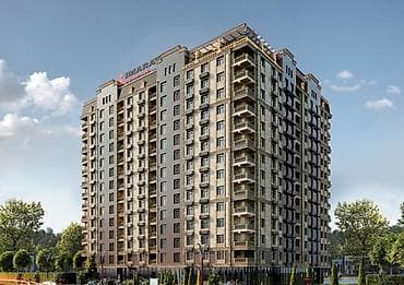 ош сити парк: 1 комната, 54 м², 14 этаж, Готовая ПСО (под самоотделку) — 1