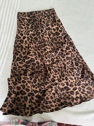 туник для беременных турецкий: Юбка, Модель юбки: Годе, Макси, Атлас, Высокая талия — 1