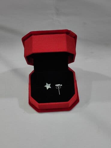 украшение шампанского для свадьбы: Серьги Гвоздики Серебро 925 пробы Цена 900 сом Для заказа пишите — 2