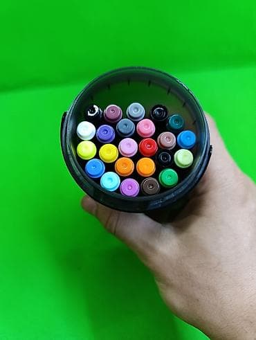 Детский мир: Маркеры акриловые 24 штуки для детского рисования🖍️ Комплектация — 2