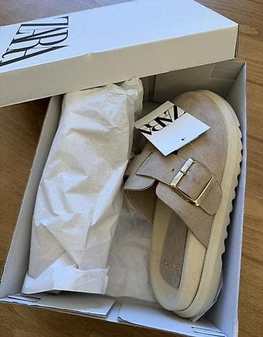 Босоножки, сандалии, шлепанцы: Босоножки, 37, Zara, Новый, цвет - Розовый, Платная доставка — 9
