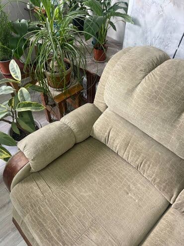 двухспалный диван: Раскладной диван, Б/у — 5