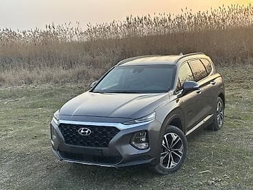 салон машина: Hyundai Santa Fe: 2019 г., 2 л, Автомат, Дизель, Кроссовер — 3