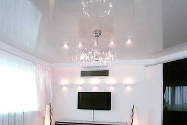 motion design: Натяжной потолок Глянцевое, Матовое, 3D потолки Гарантия, Бесплатная консультация, Бесплатный замер — 5