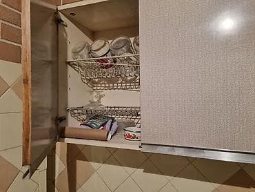 Окна и комплектующие: Кухонный гарнитур, Б/у, цвет - Серый, ДСП, Самовывоз — 4