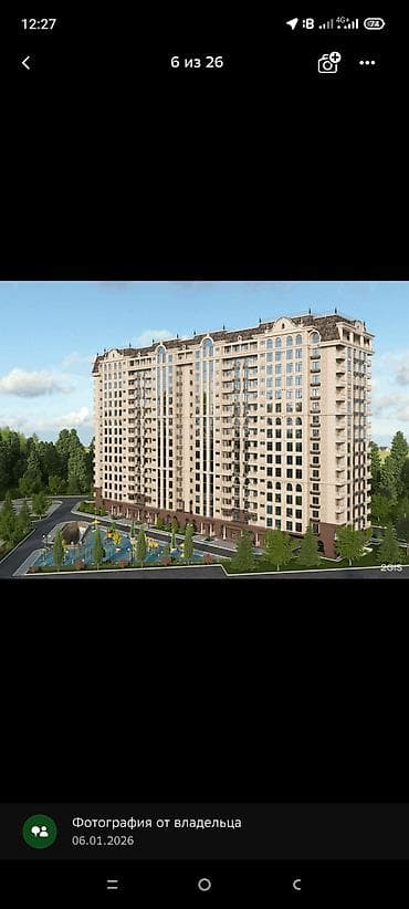 Продажа квартир: 2 комнаты, 62 м², Элитка, 6 этаж, Готовая ПСО (под самоотделку) — 2