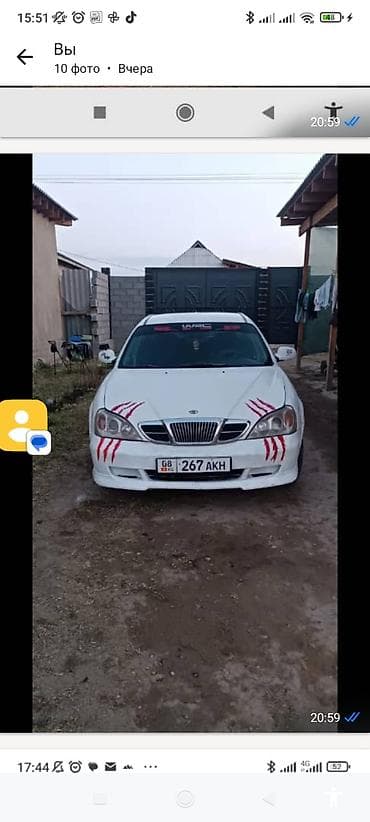 водный матор: Daewoo Magnus: 2001 г., 2 л, Автомат, Бензин, Седан — 1