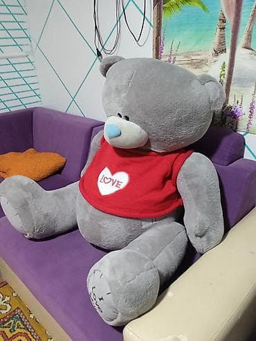 Декор жана интерьер: Большой плюшевый мишка Teddy - Размер: XXL (примерно рост сидя около — 4